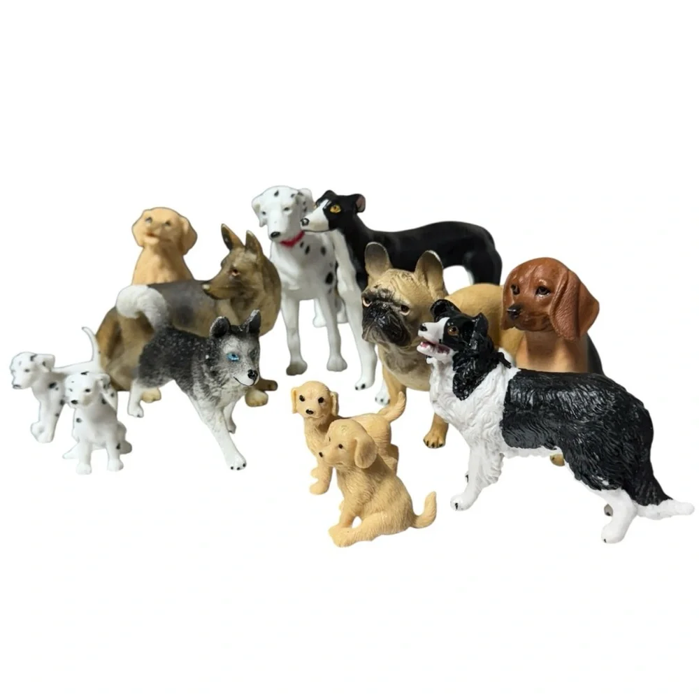 TOYMANY Dog Figurines Toy‎ Lot